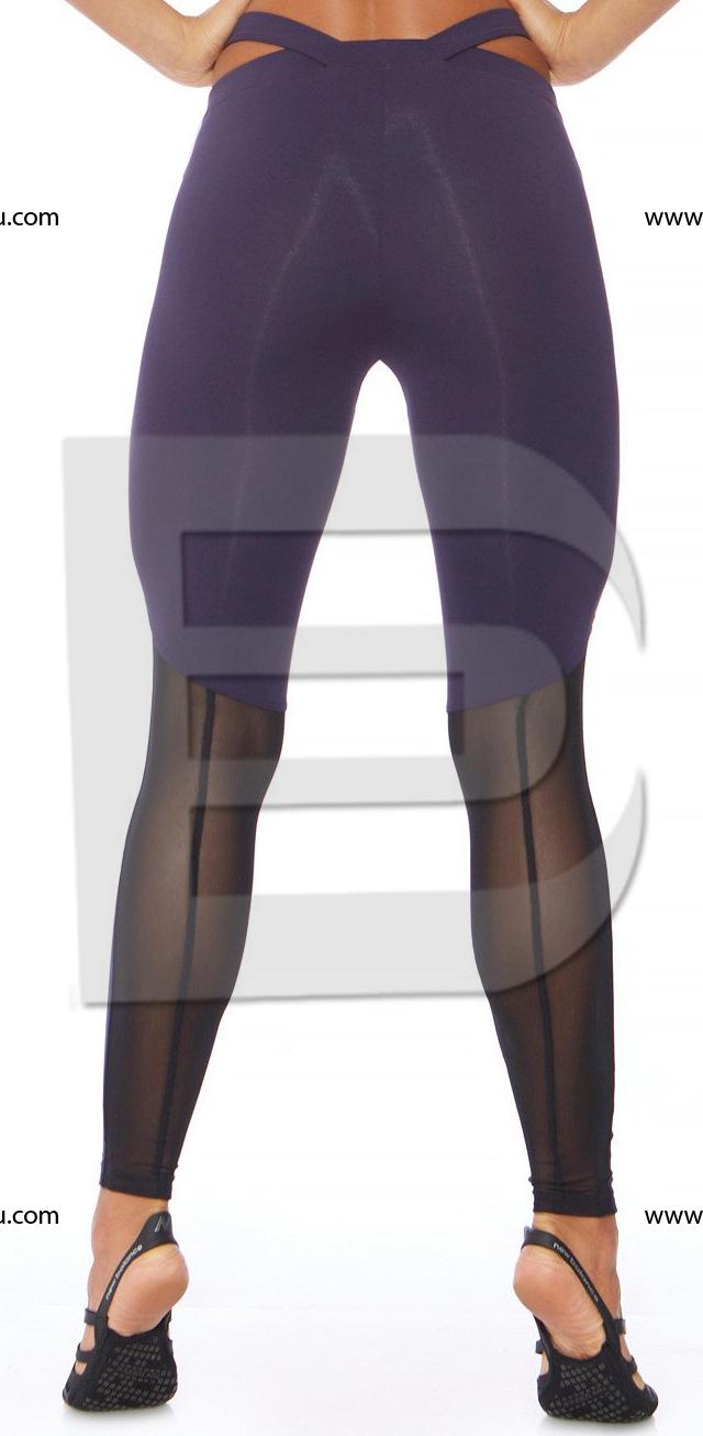 Mesh panel leggings 