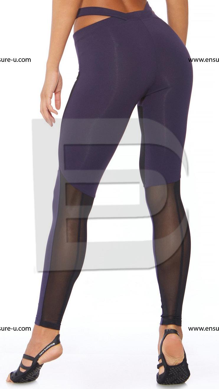 Mesh panel leggings 