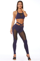 Mesh panel leggings 